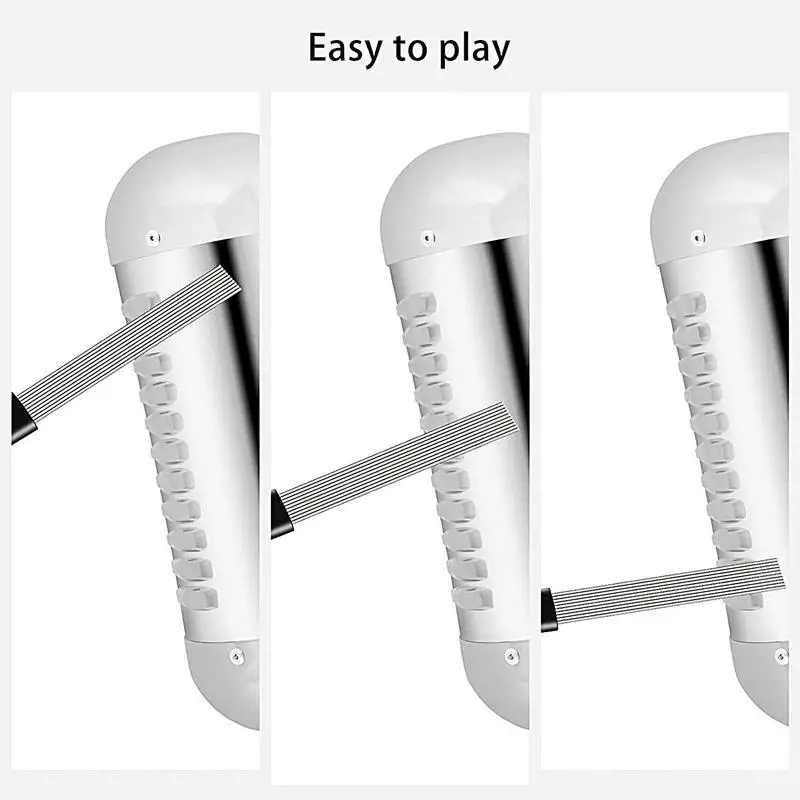Guiro Scraper Metal Latin Instrument Brush Comb-Style Scraper Latin Percussion Easy Grip Guiro Brush for Band Concert