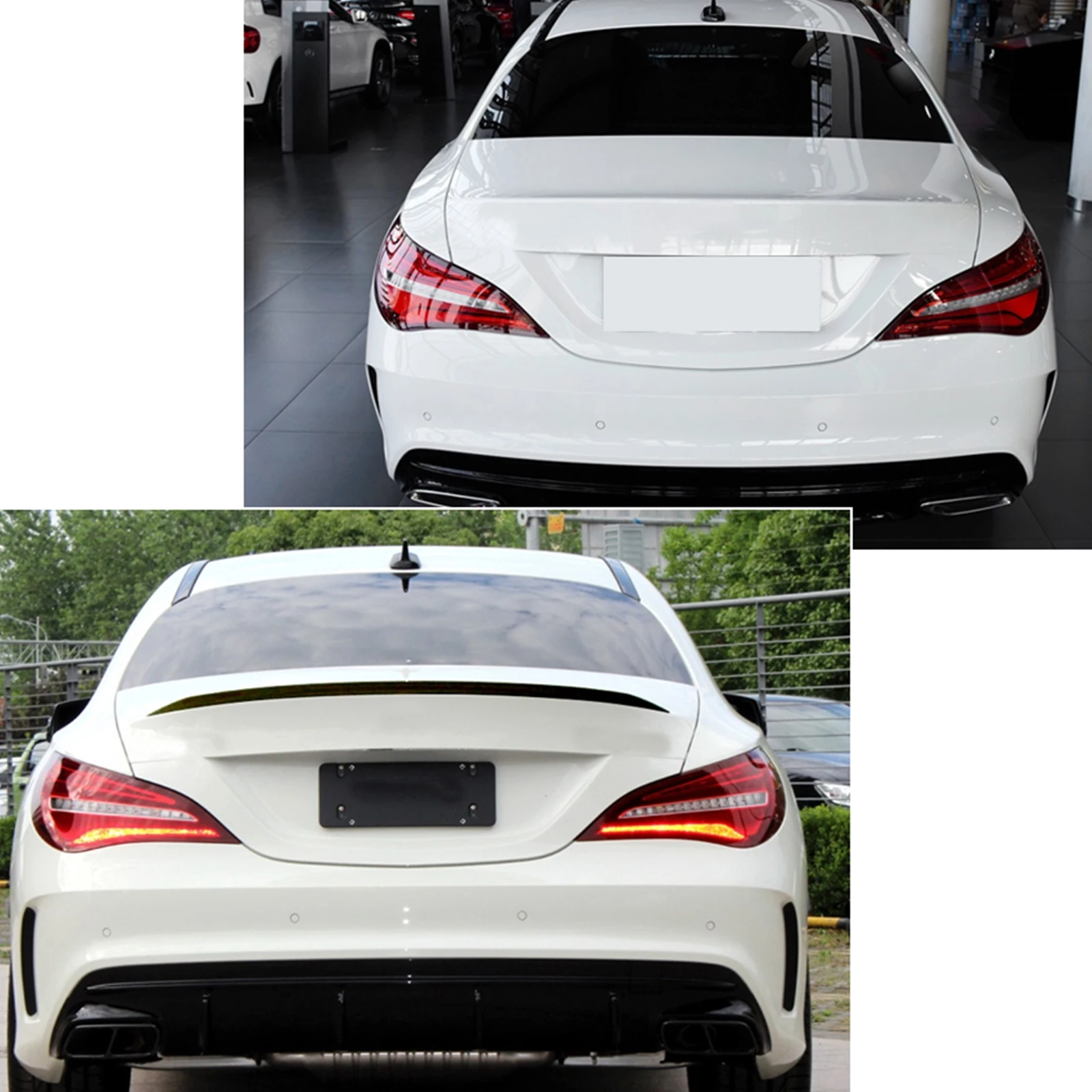 메르세데스 벤츠 CLA 클래스 W117 C117 CLA180 220 CLA250 260 CLA200 CLA45 AMG 세단 4 문짝 2013 2019 리어 트렁크 립 스포일러 윙