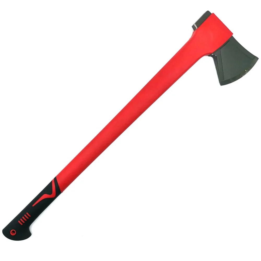 Garden Tools Axe 1500g Composite Handle 78cm Large Hatchet With Forged Steel For Felling Splitting