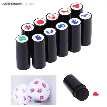 1 Pcs Golf Ball Stamper Stamp Marker Various Patterns Quick Drying Durable Long Lasting Golf Accessories
