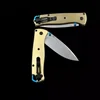 BM BUGOUT 535-3 Brass Handle Outdoor Folding Knife Mark S90V Blade EDC Hunting Camping Tactical Survival Manual Knives 3