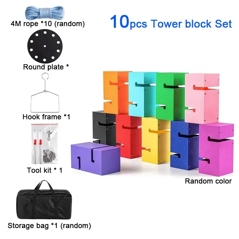 10pcs Tower block