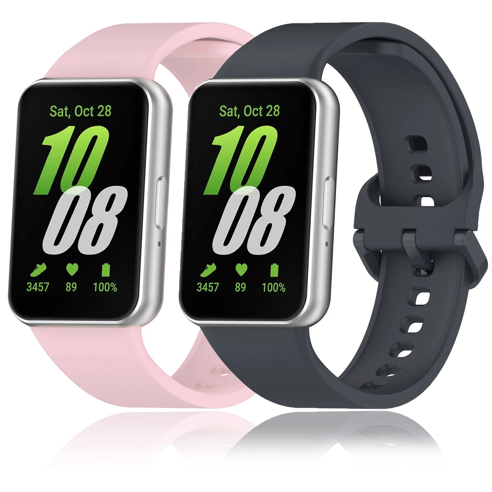 

Soft Silicone Strap for Samsung Galaxy Fit 3 Accessories Replacement Bracelet Watchband for Samsung Galaxy Fit 3 SM-R390 Band