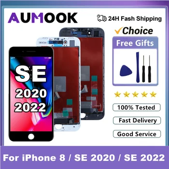 Schermo AAA per iPhone SE 2020 2nd SE2 Display LCD Touch Digitizer Assembly per iPhone SE 2022 3rd SE3 LCD per iPhone 8 Display