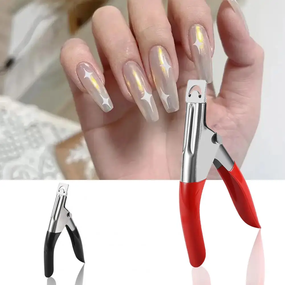 Practical Nail Clipper Strong Power French Manicure Fingernail Nail Clipper Ergonomic Handle Nail Art Clipper for Manicure 5