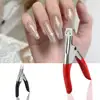 Practical Nail Clipper Strong Power French Manicure Fingernail Nail Clipper Ergonomic Handle Nail Art Clipper for Manicure 5
