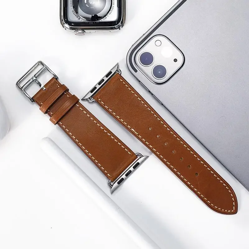 Premium Leather Watch Straps for Smartwatches – Sport Bracelet Collection
