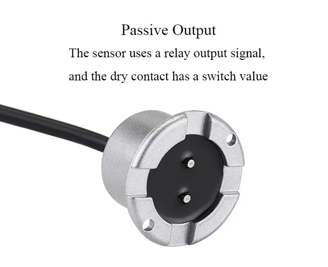 Zinc Alloy DC12V 24V Wired Water Leakage Leak Detector Sensor alarm NO NC Normal Open Close Relay Output With 1m Cable 5
