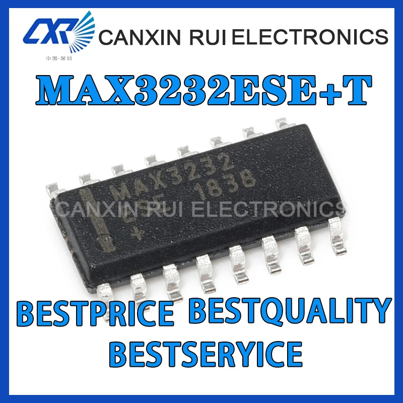 

100% new original MAX3232ESE+T MAX3232ESE RS232 transceiver chip in SOP-16 chip