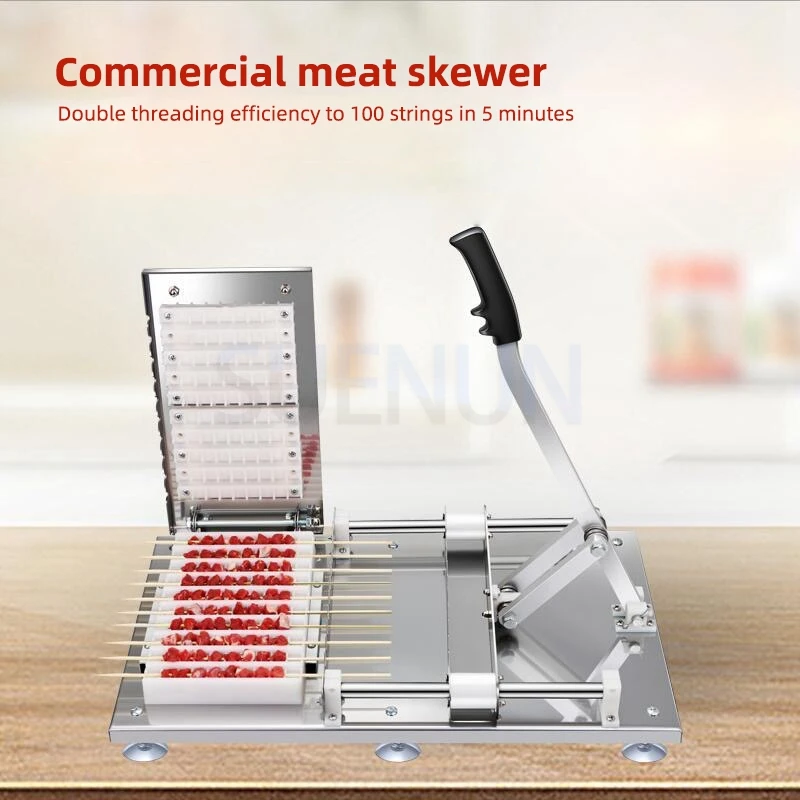 maquina manual espeto de carne espeto 03