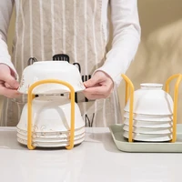 Retractable Vertical Desktop Bowl Holder Kitchen Dish Plate Drying Organizer Drain Water Cup Shelf Cabinet Dishes Storage Rack 1