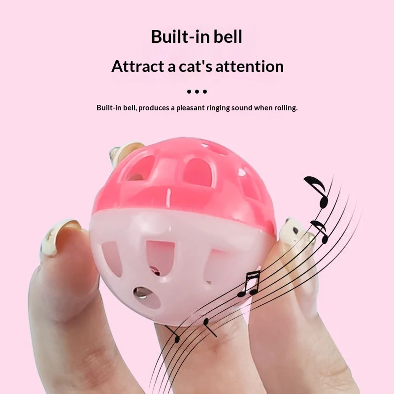 Plastic Hollow Bell Ball Pet Toy - Image 3