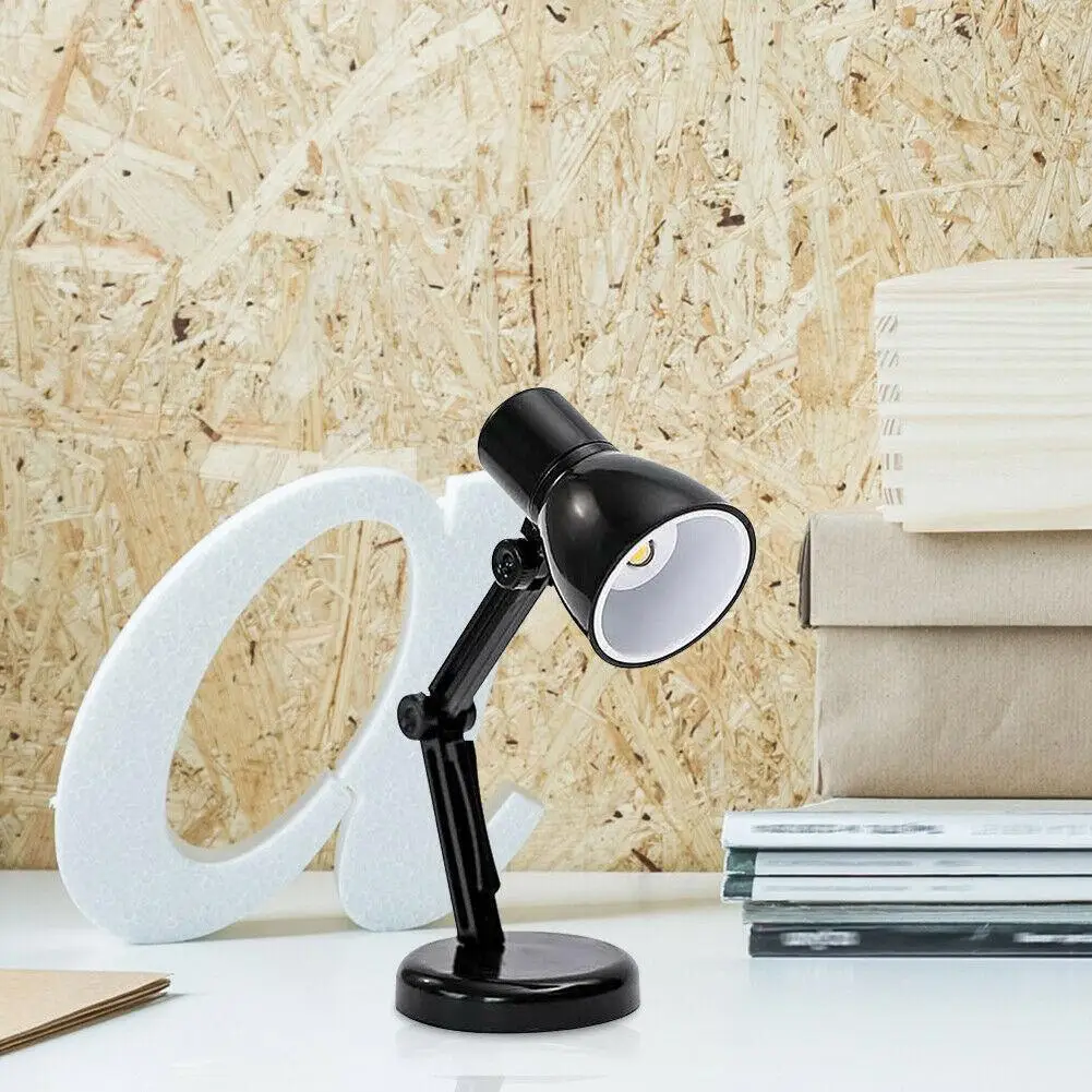 Led Mini Desk Lamp Foldable Night Light Living Room Bedroom Study