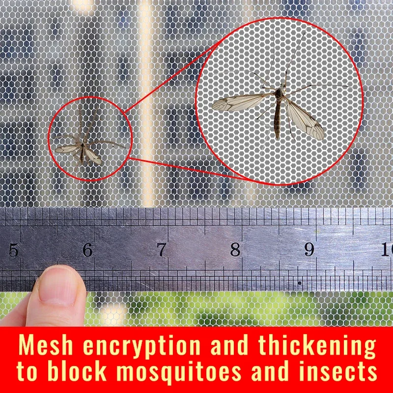 Mosquito Net DIY Self-adhesive Indoor Anti-insect Fly Screen Curtains Window Net Protections Mesh Home Textile Bed Garden