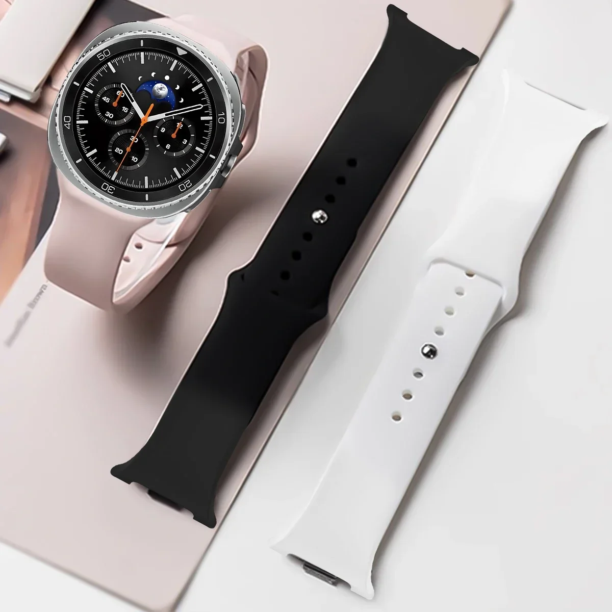 Silicone Strap | Seamless Design Bracelet Wristband | Universal Smartwatch Accessory