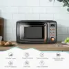 Retro Microwave Oven, SIMOE 0.7 Cu Ft Small Microwave with Defrost, 5 Micro Power, 8 Auto-cooking Set & Child Lock, Compact Micr 5