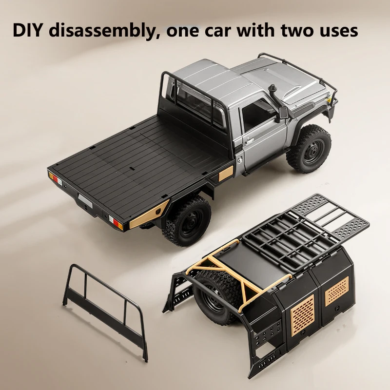 MN Model 1/12 Scale RC Car Full Scale Controlled Pickup Monster Truck MN82S 4WD Climbing Car RTR Remote Controlled Car Toys Gift 2