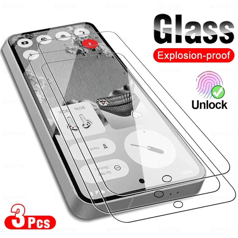 Premium HD Tempered Glass Screen Protector Film - 3 Pack