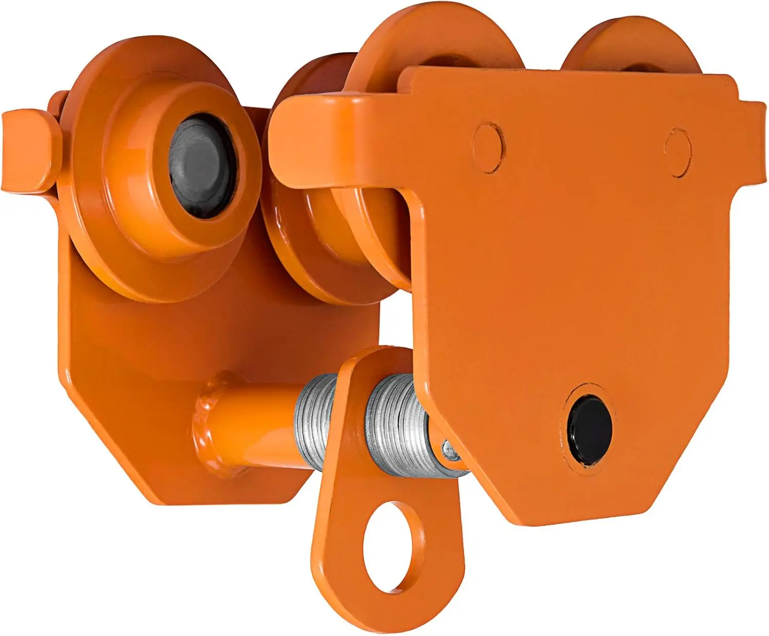 2 Ton Heavy Duty Manual Capacity Plain 4000LBS Push Track Roller Trolley Crane Lift Dual Wheels Garage Hoist,2T(Manual Trolley)
