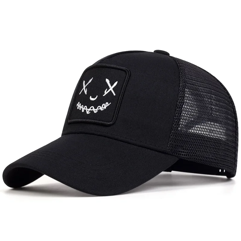 Unisex Embroidery Baseball Net Hat Adjustable