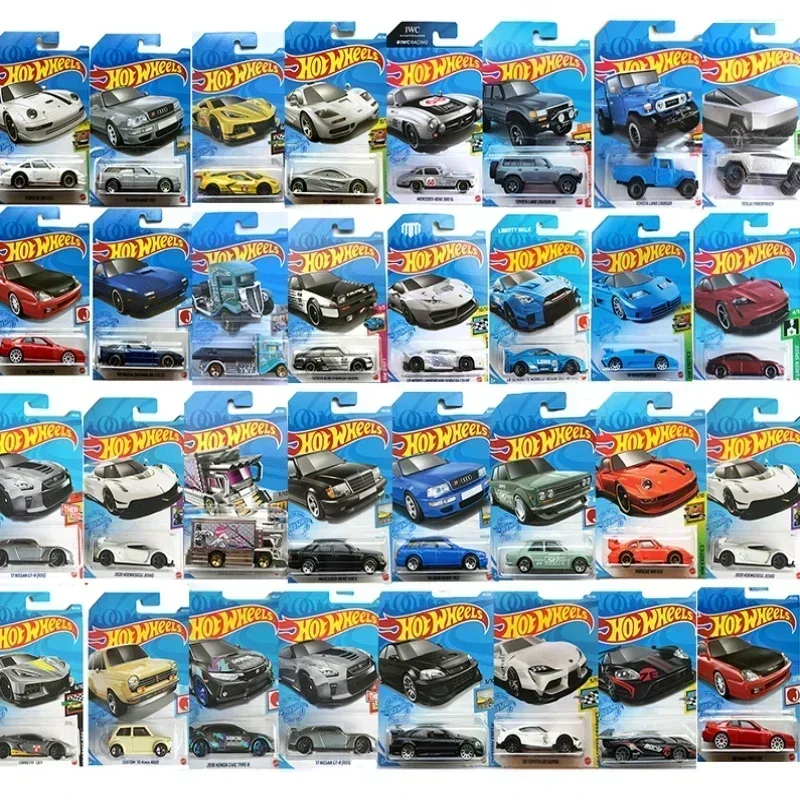 Hot Wheels C4982 Series Supercar Ford BMW Mercedes Benz Porsche Honda Land Rover Racing Alloy Model Toy Collection Ornaments