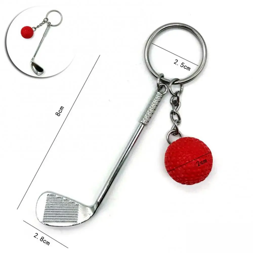 Golf Ball Skin Key Ring