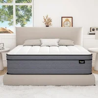 King Size Mattress, 14 Inch King Hybrid Mattress in A Box with Gel Memory Foam and Pocket Springs,Medium Firm Feel 2