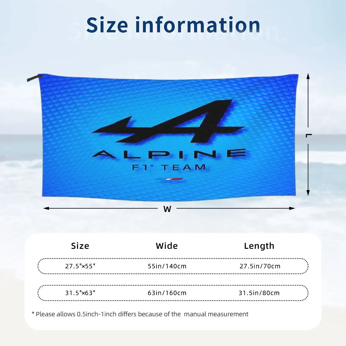 Alpine Team Beach Towel Soft Microfiber Quick Dry Absorbent Quick Towels For Swimming 2