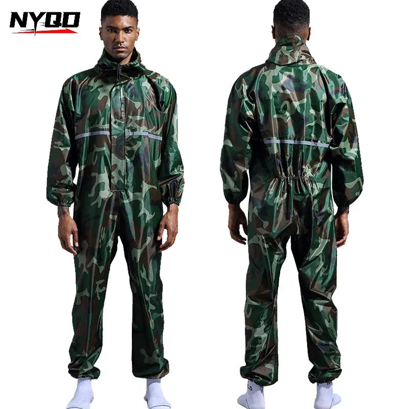 Motorcycle Raincoat Portable Raincoat Suit Rainstorm Proof for Outdoor Riding Detachable Motorcycle Accessories