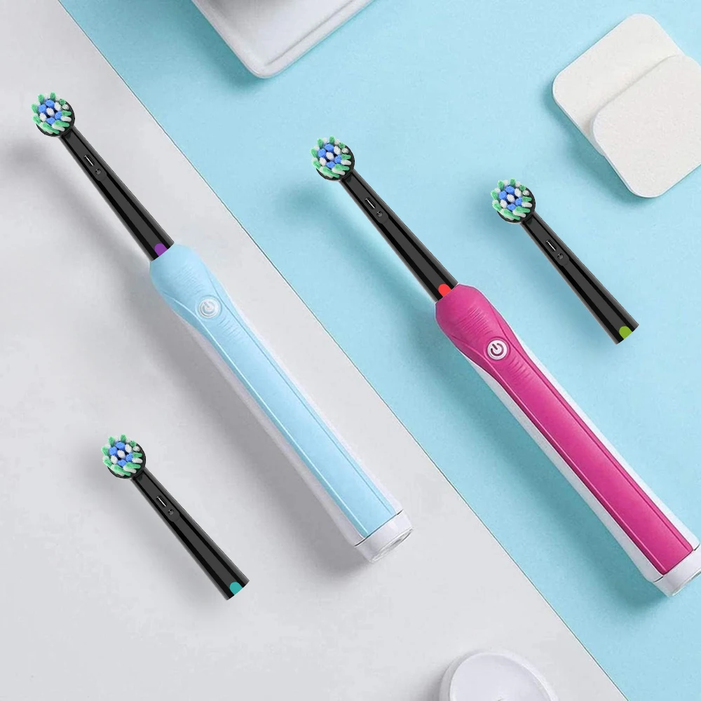 Compatible with Oral B Electric Toothbrush Replacement Brush Heads, Professional Cross Action Toothbrush Head Refills for OralB