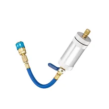 

Dye Injector Air Conditioning Car Oil Injection R12 R134A R22 Dye Injection 2 Ounce Pure Liquid Coolant Filler Tube