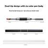 Heallor Dual Ended Nail Gel Brush Picker 2 IN 1 Design Nail Brush and Spatula Stainless Steel Gel Nail Brush for Manicure Extens 6