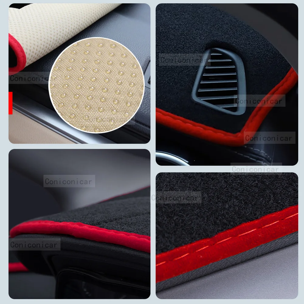 DASH COVER MAT DASHBOARD PAD FOR Toyota Corolla Cross 2022 2023 Red  Accessories