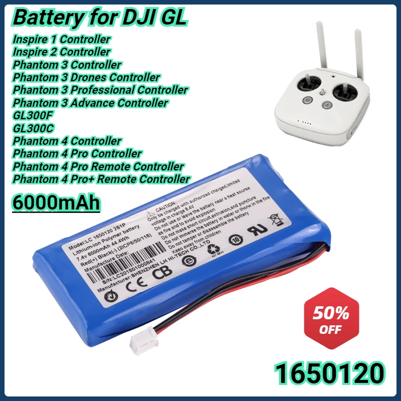 1650120 Battery for DJI GL300C GL300E GL300F