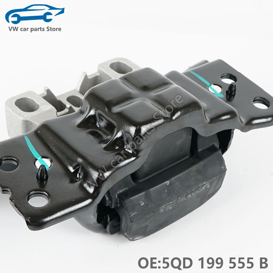 5Q0199555R Quality Transmission Gearbox Mounting Left Support Mount Foot Glue For MQB Golf MK7 Passat B8 Audi A3 5Q0 199 555 B