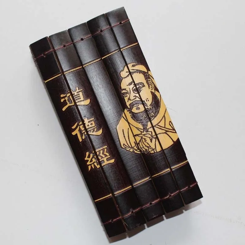 

Китайская классическая бамбуковая прокрутка, известная книга «Tao Te Ching», 80x20 см