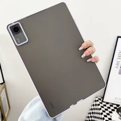 Transparent Soft TPU Silicone Protective Tablet Case, 11 - Inch for Redmi SE 8.7inch (Purple)