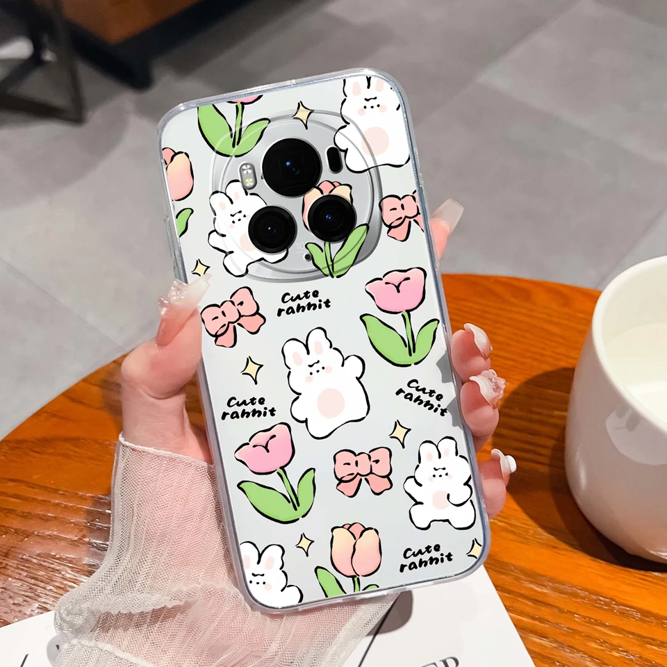 Duck Bow Transparent Silicone Durable Simplicity Bumper Case