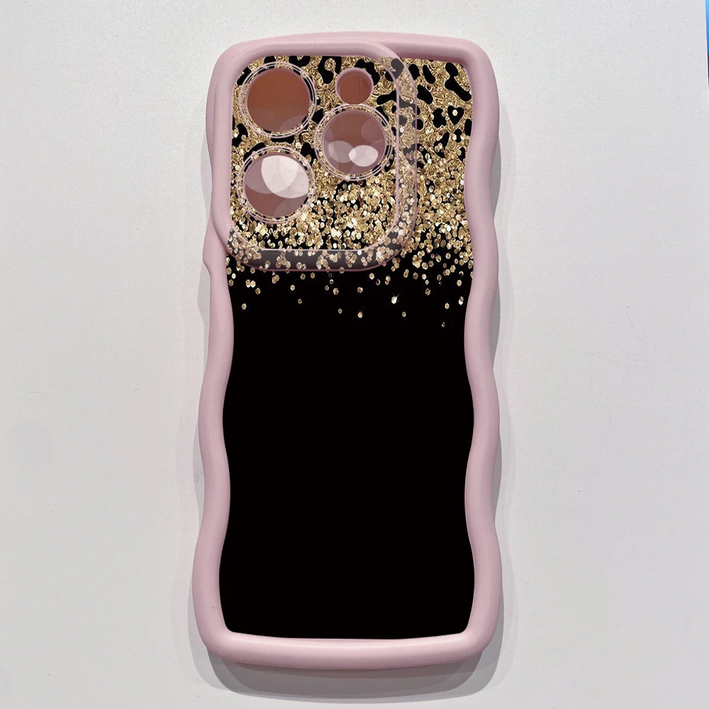 Leopard Gradient Wave Anti-Drop Case Cover