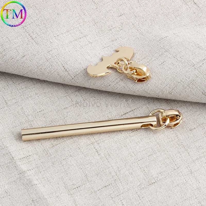 5# Detachable Zipper Puller Universal Replacement Metal Zipper Head Repair Kits Luggage Purses Handbags Clothes Zipper Slider
