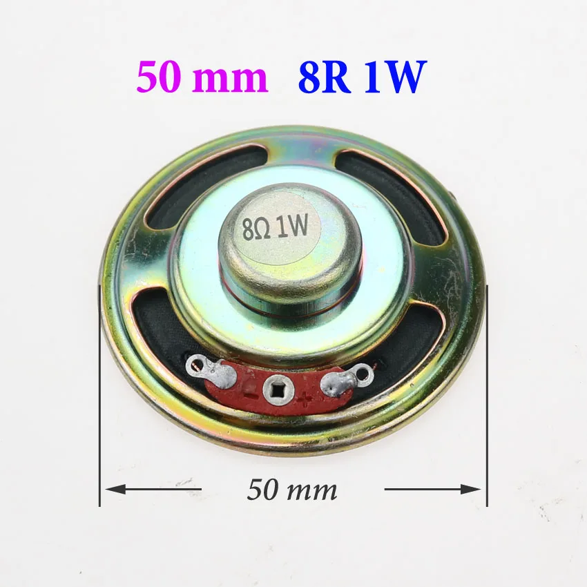 Compact Circular Acoustic Speaker Set - 2-Piece, 8 Ohm, Multiple Diameter Options