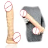 Soft Huge Realistic Dildo Penis Big Dong Vagina Stimulator Oversized Dildo Suction Cup Lesbian Sex Toys for Women 42CM*7CM Soft 1