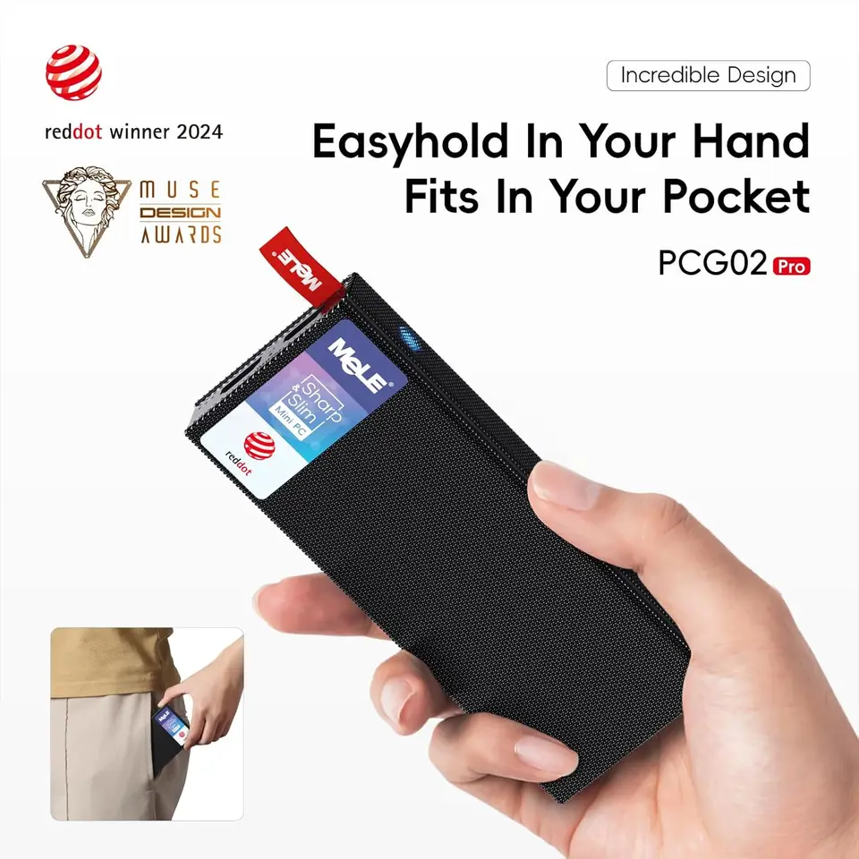 MeLE PCG02 Pro ファンレス ミニ PC スティック N5100 8GB/256GB