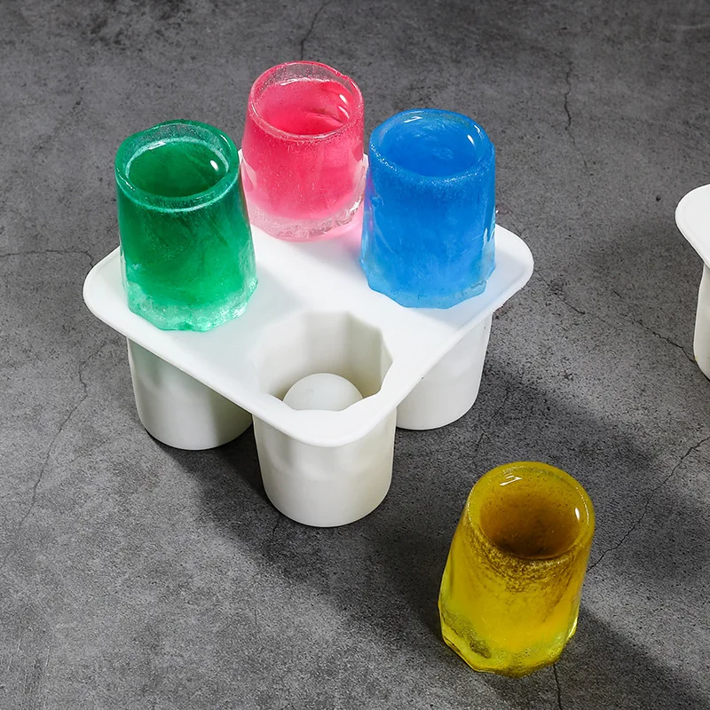 Silicone Ice Glass Mold Single Hole Ice Cup Summer Ice Cup Ice Tray