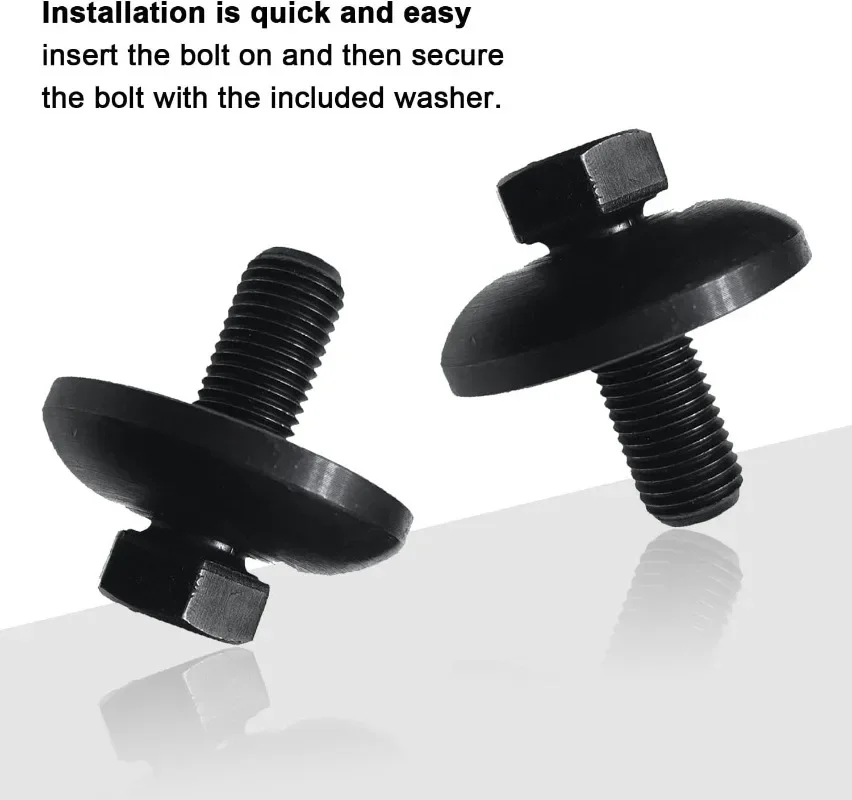 4pcs Blade Bolt Washer Lawn Mower Parts /Tractor Blade Bolt with Cupped Washer Garden Tool Accessories