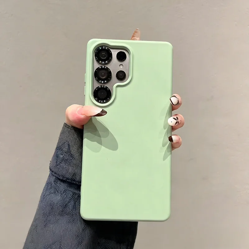 Ultra Liquid Silicone Flocking Candy Color Case