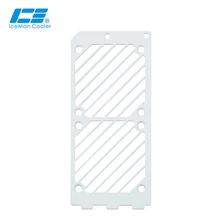 IceManCooler – Support de ventilateur de 6cm, châssis meshlicous, Position PCI 2x6cm, Support de ventilateur, noir, blanc, ICE-SSU-260