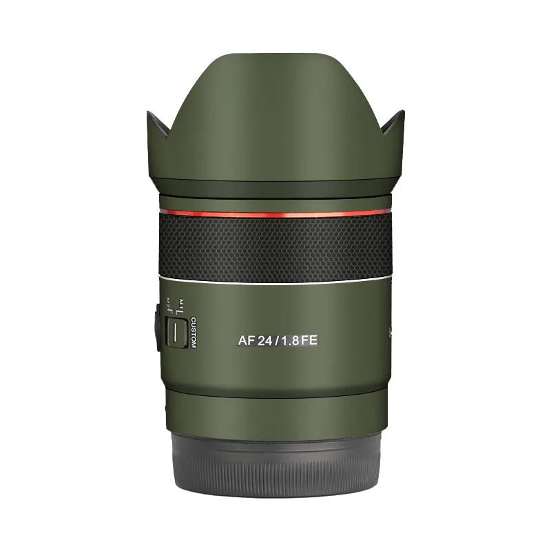 E 마운트 렌즈 스티커, 삼양 AF 24mm F1.8 FE용, 보호 스킨 데칼 필름, 스크래치 방지 보호대 코트 AF24 F/1.8FE