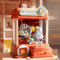 DIY Doll Machine Kids Coin Operated Play Game Mini Claw Catch Toy Crane Machines Music Doll Children Xmas Birthday Gifts 인형뽑기 2