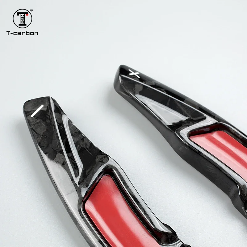 For Porsche Cayenne Cayman Macan Panamera Carrera 911 718 Carbon Fiber Steering Wheel DSG Shift Paddle Extended Sport